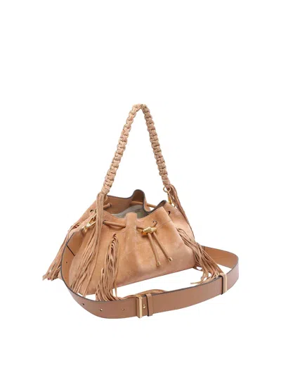 Jimmy Choo Camel Bon Bon E/w Shoulder Bag