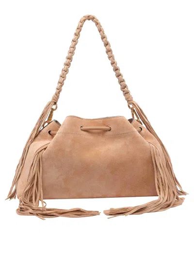 Jimmy Choo Camel Bon Bon E/w Shoulder Bag