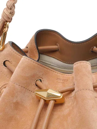 Jimmy Choo Camel Bon Bon E/w Shoulder Bag