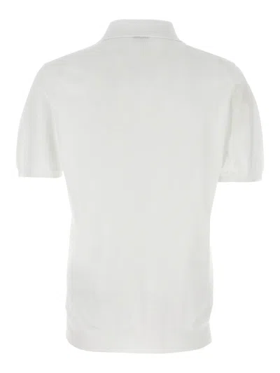 Kiton Textured Polo Shirt With Collar And Short Sleeves