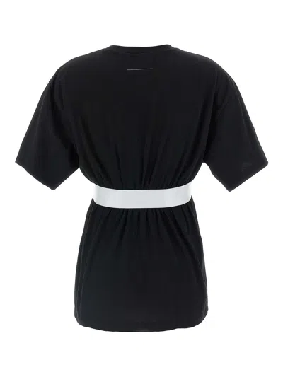 Mm6 Maison Margiela Mm6 By Maison Margiela 'taped' T-shirt In Black