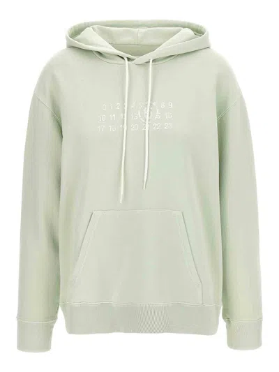 Mm6 Maison Margiela Mm6 By Maison Margiela 'numeric Signature Mm6' Hoodie In Green
