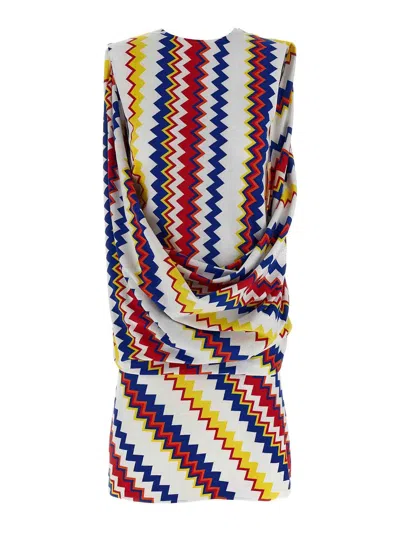 Missoni Multicolor Peplos Dress