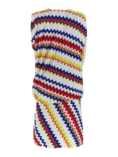 Missoni Multicolor Peplos Dress