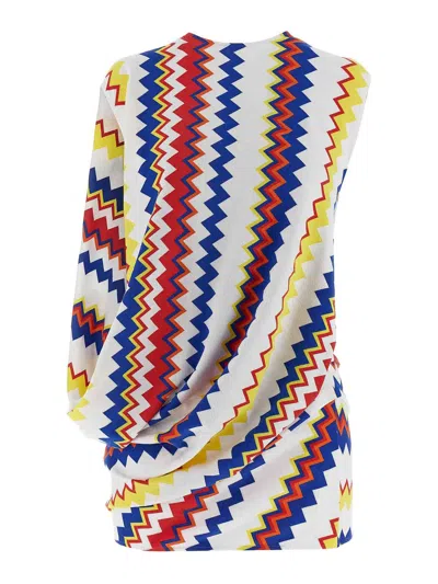 Missoni Multicolor Peplos Dress