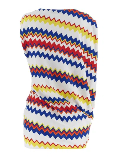 Missoni Multicolor Peplos Dress