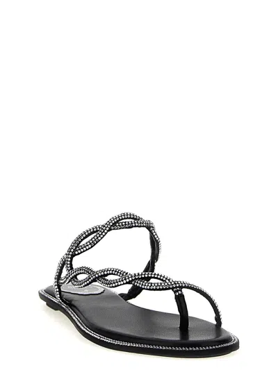 René Caovilla Braid Sandals