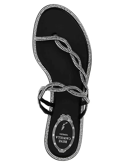 René Caovilla Braid Sandals