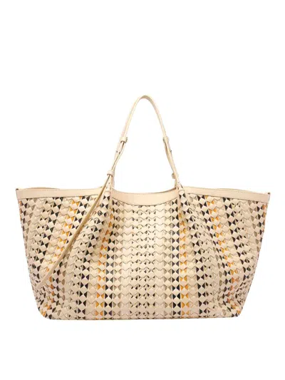 Serapian Maxi Mosaico Secret Tote Bag