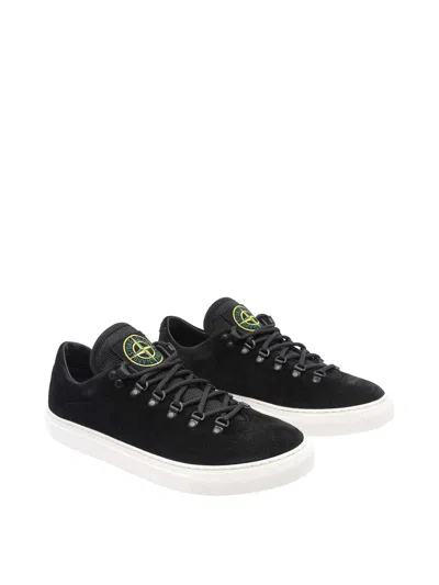 Stone Island Low Top Suede Sneakers