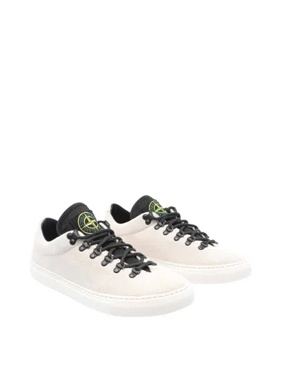 Stone Island Logo Sneakers In Multi