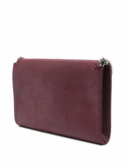 Stella Mccartney Falabella Wallet Bag In Brown