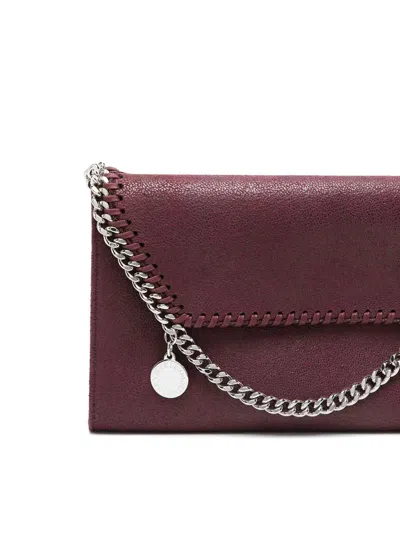 Stella Mccartney Falabella Wallet Bag In Brown