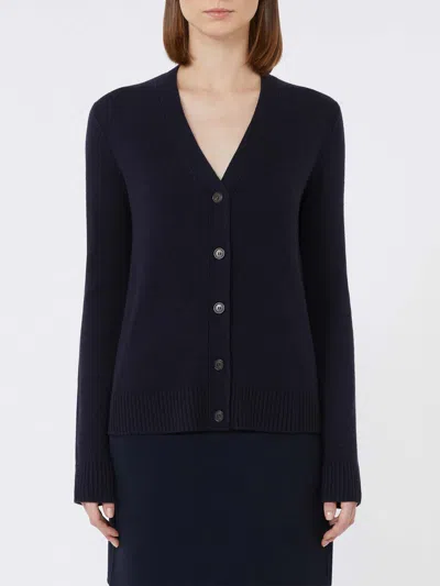 S Max Mara Wool Sweaters In Blue