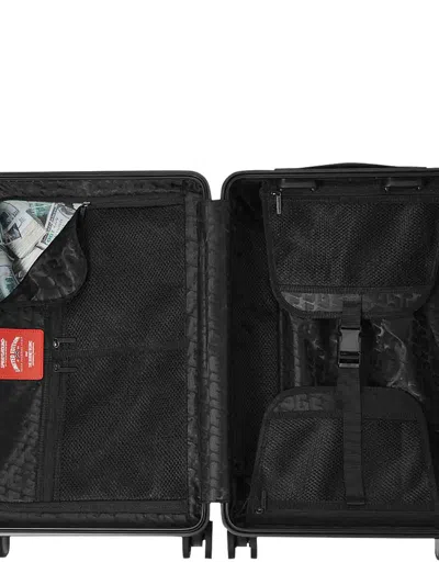 Sprayground Peeking Character Check Suitcase