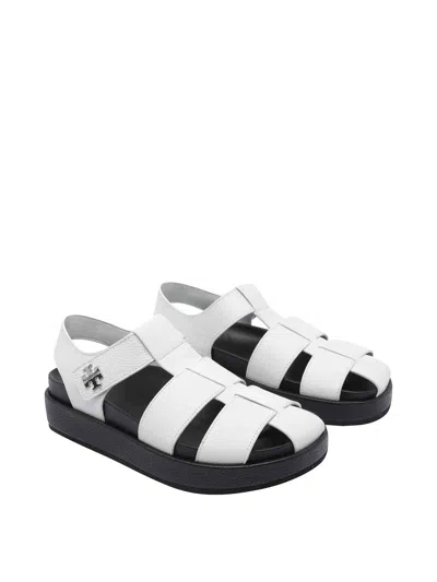 Tory Burch Kira Leather Sport Fisherman Sandals