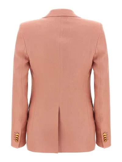 Tagliatore Parisian Single-breasted Suit Flap Pockets In Pink