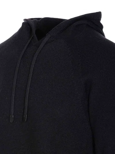 Tom Ford Men Seamless Cashmere Hoodie In Black