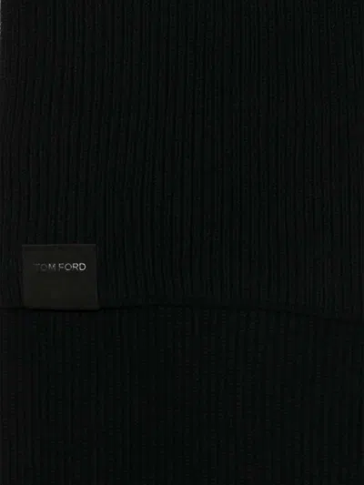 Tom Ford Scarf In Black