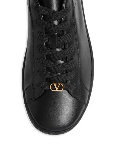 Valentino Royco Signature Brass Vlogo Low-top Sneakers