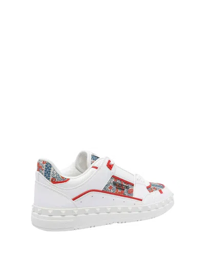 Valentino Leather Freedots Sneakers Panels Patterned