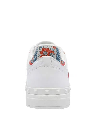 Valentino Leather Freedots Sneakers Panels Patterned