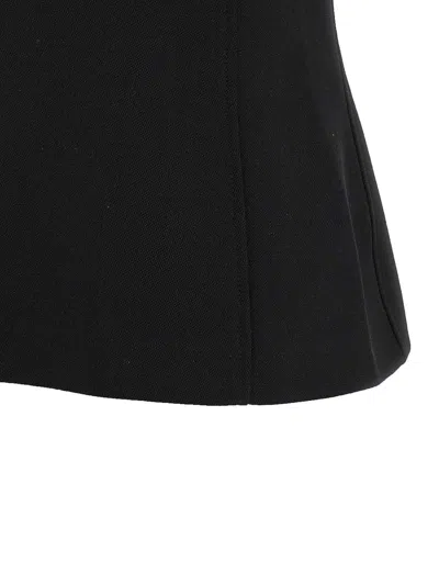 Victoria Beckham Cami Top With Cut-out Design And Spaghetti Straps In Black