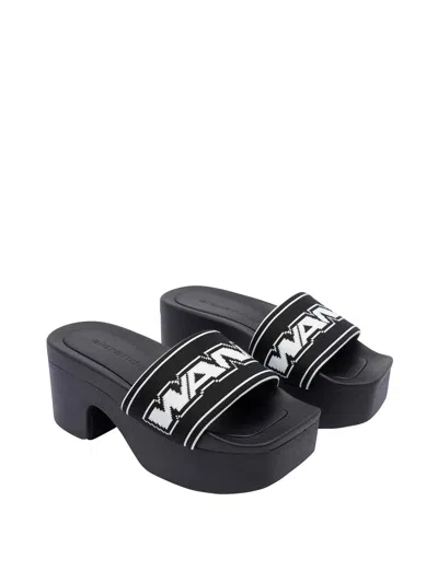 Alexander Wang Chinelas - Negro In Black