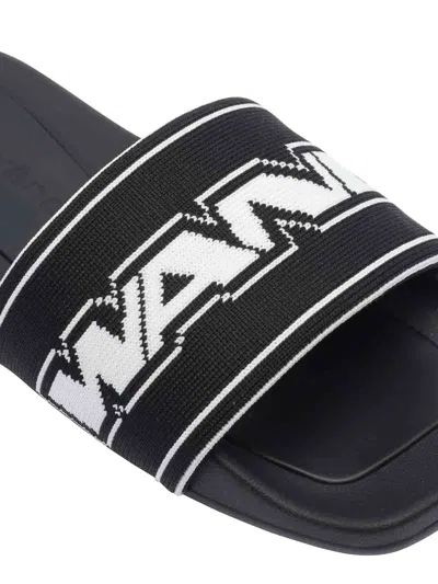Alexander Wang Logo Pool Slides