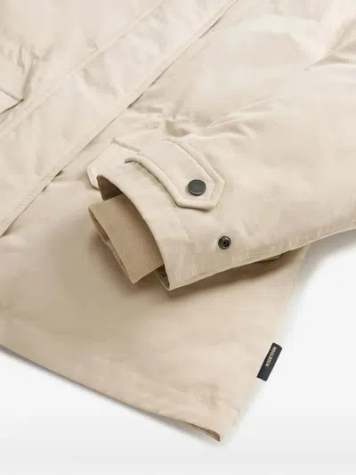 Woolrich Arctic Elasticated Waist Parka In White