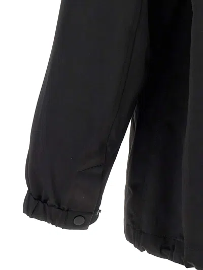 Y-3 Cotton Blend Gfx Coach Jacket In Black