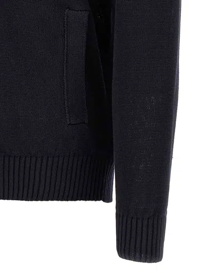 Zanone Man Jacket Midnight Blue Size 46 Virgin Wool In Black