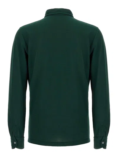 Zanone 'ice Cotton' Shirt In Green