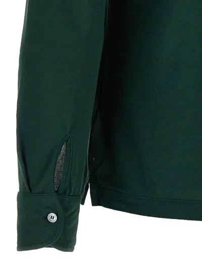 Zanone 'ice Cotton' Shirt In Green