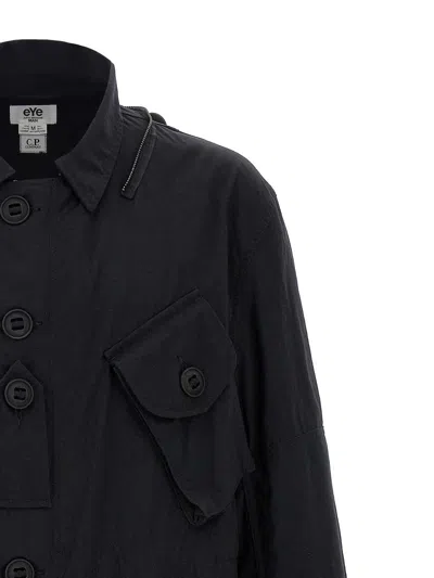 Junya Watanabe Men's Nylon Parka Coat In Black