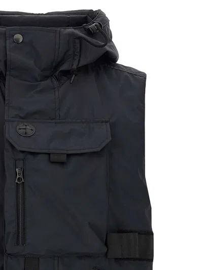 Junya Watanabe Man X Cp Company Vest In Blue