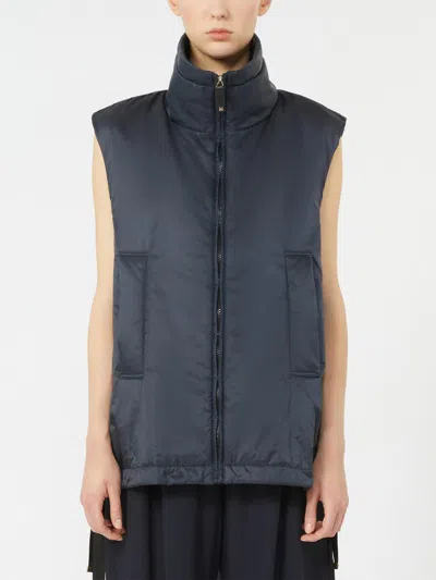 Max Mara The Cube Gilet In Blue