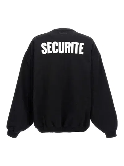 Vetements Sweatshirt In Green