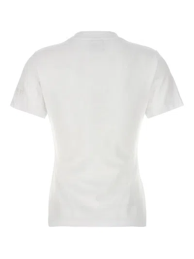 Vetements Love Crew Neck Embroidered Graphic Print T-shirt In White