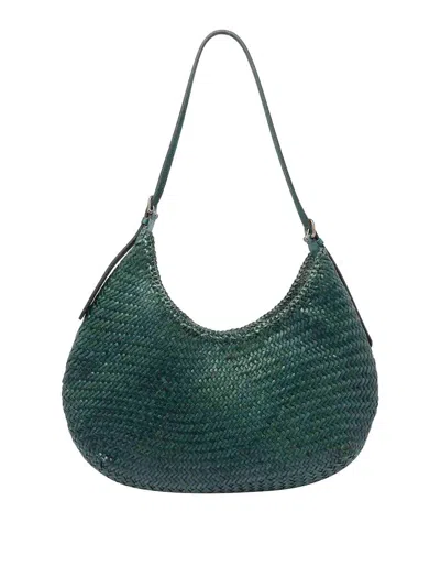 Dragon Diffusion Curved Woven Texture Shoulder Bag