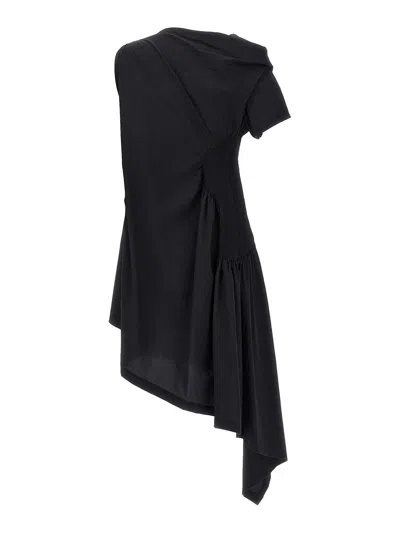 Issey Miyake Eye Of The Bean Dress In Black