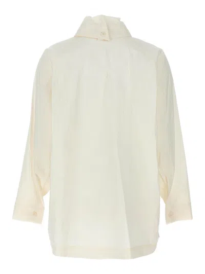 Issey Miyake White Shaped Membrane Shirt In White