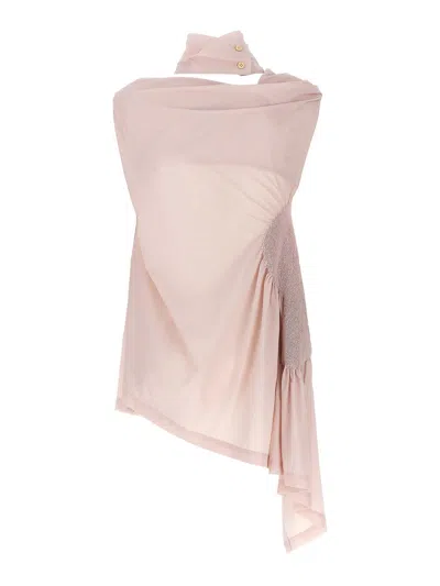 Issey Miyake Eye Of The Bean Top In Pink