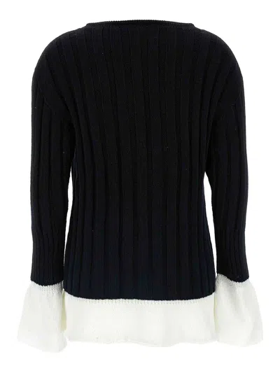 Issey Miyake Behind The Scenes Sweater In Black
