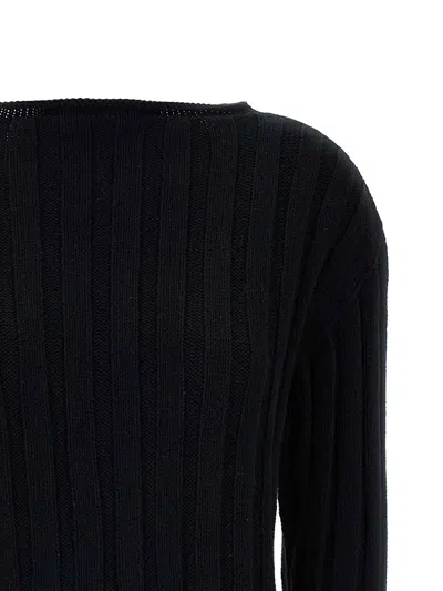 Issey Miyake Behind The Scenes Sweater In Black