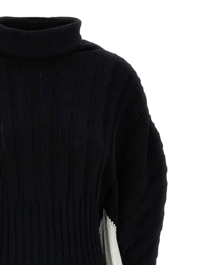 Issey Miyake Behind The Scenes Sweaters And Cardigans Black In Black