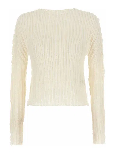 Issey Miyake Jellyfish Pleats Sweaters And Cardigans White