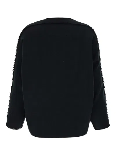 Issey Miyake Campagne Sweaters And Cardigans Black