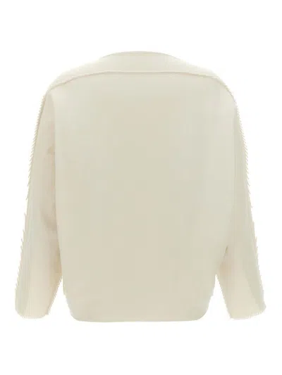 Issey Miyake Campagne Sweaters And Cardigans White