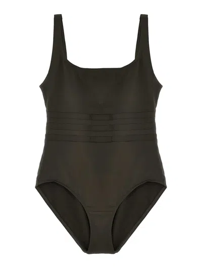 Eres 'asia' One-piece Swimsuit With High-cut Legs In Green